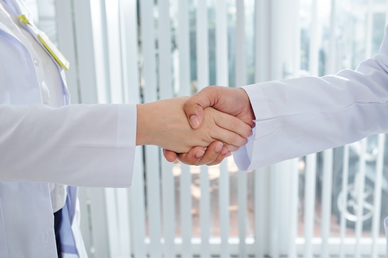 Doctors Shaking Hands